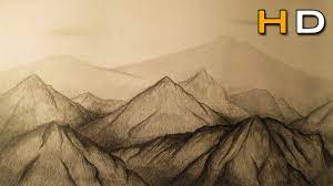 How To Draw A Mountains With Pencil Step By Step Timelapse Youtube Today i show you how to draw cliffs and mountains in pencil step by step how to draw a cliffs with pencil step by step.