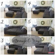 Costco 6 Piece Affordable Sectional Couch Arrange Multiple Ways Easy Living Room Makeover Living Room Remodel Living Room Sofa Home