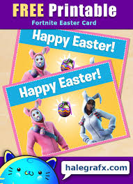 Add own events to pdf calendar. Free Printable Fortnite Easter Greeting Card