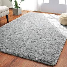 Get free shipping on qualified gray, plush area rugs or buy online pick up in store today in the flooring department. Gray Shag Area Rugs For Bedroom Living Room Carpet Plush Fluffy Fur Rug For Nursery Girls Dorm Home Decor 3x5 Feet Terrug Soft Kids Room Rug Grey Home Decor Home Ekbotefurniture Com