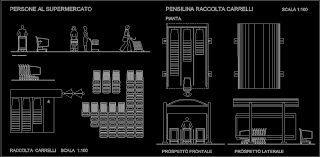 Alibaba.com offers 36,728 kitchen trolley products. Supermarket Shopping Carts And Racked Storage Elevation Images Dwg Plan For Autocad Designs Cad