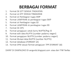 Maybe you would like to learn more about one of these? Berbagai Format Format Sk Gtt Semua Tingkatan Ppt Download