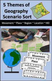 Looking For A Way To Help Students Understand The 5 Themes Of Geography Beyond The Defi 6th Grade Social Studies Geography Lessons Social Studies Middle School