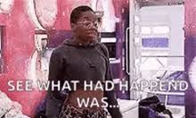 # laughing # awkward # stephen colbert # well. What Had Happened Was Gifs Tenor