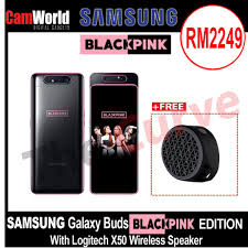 Best price of samsung galaxy a80 in malaysia is myr 1,230 as of february 19, 2021 the latest samsung galaxy a80 price in malaysia updated on daily bases from the local market shops/showrooms and price list provided by the dealers of samsung in mys we are trying to. Samsung Galaxy A80 Blackpink Black Pink Edition With Logitech X50 Wireless Speaker Shopee Malaysia