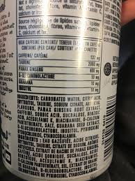 Ingredients · carbonated water, · acid (citric acid), · taurine (0.4%), · acidity regulator (sodium citrate), · flavourings, · panax ginseng root extract (0.08%), . Is Monster Ultra Zero Low Fodmap I Don T See Any Fodmaps But I Thought I D Ask Others Experiences Fodmaps