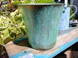 Upcycle Plastic Flower Pots Into High End Decor Plastic Flower Pots Paint Garden Pots Plastic Plant Pots