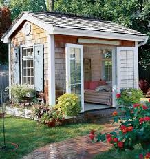 This whimsical garden shed looks like something you would see in a lord of the rings movie. Fantastic Landscaping Ideas For Your She Shed Man Cave Know How