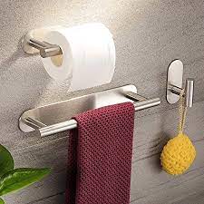 Altezza 88 cm base in. Deprik Porta Carta Igienica Porta Asciugamani Bagno Gancio Adesivo 3 Pezzi Autoadesivo Set Di Accessori Per Il Bagno Acciaio Inossidabile Amazon It Fai Da Te