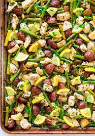 5 Time Saving Healthy Sheet Pan Dinners Lemon Chicken With Asparagus Healthy Recipes Chicken Asparagus