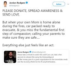 Aaron Rodgers Brother Jordan Reignites Family Feud On Twitter Daily Mail Online