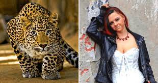 Jessica leidolph, 36, made the mistake of trying to get into the big cats' enclosure at a retirement home for animals in nebra, germany, on aug. 0ymbqplale4sfm