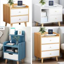 Mordern And Simple Bedside Table With Drawer Nordic Bedroom Bedside Economical And Practical Small Locker Furniture Tables Chairs On Carousell