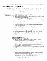 Social Work Resume Example Elegant Social Work Resume Objective Statement Resume Objective Statement Resume Skills Resume Examples