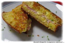 Croque Monsieur Croustillant A La Poele En 2020 Cuisine Croque Monsieur Croustillant