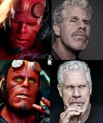 Upon meeting to discuss the movie, #hellboy creator and co-executive  producer Mike Mignola and writer/director #GuillermoDelToro decided to  reveal to each other their choice for the lead role of Hellboy. They both