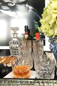 Style Your Home Bar On A Tray Vintage Barware Vintage Bar Carts Home Bar Decor