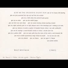 New York S Walt Whitman On Instagram We Haven T Done A Typetuesday Post In A While But We Just Serendipitously Rediscovere Walt Whitman Give It To Me Poems