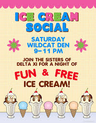College University Campus Event Ice Cream Social Poster Idea Residentassistant Campus Events College Event University Events