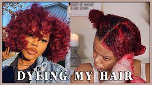 Some brands that make such hair dye include lime crime and splat. How I Dye My Hair Red Burgundy Without Bleach Highly Requested Vlogmas Day 6 Youtube