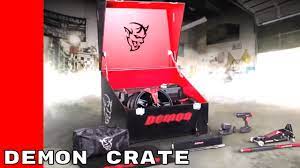 Challenger srt demon remains cool under pressure. Dodge Demon Crate Youtube