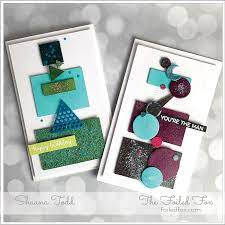 Follow us on pinterest @standupcutouts. Playing With Shapes To Create Abstract Man Card Design Video The Foiled Fox