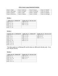 Every meeting scheduled in teams is automatically made into an online meeting. Cbaa Senior League Basketball Schedule