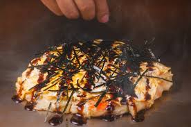 Add your favourite toppings, and healthy dose of cheese then pop it in the oven! Premium Photo Japanese Pizza Okonomiyaki Closeup