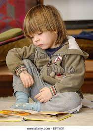 Three Year Old Toddler Boy Child Age 3 Years Portrait Reading Book Learning To Read Thinking Mr St Toddler Boy Photography Toddler Photos Toddler Photography