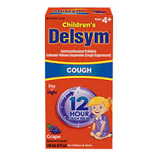 Delsym 12 Hour Childrens Cough Relief Grape Delsym