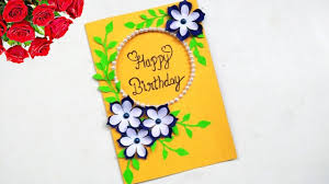 Browse and use various backgrounds and frames. How To Make Happy Birthday Card Diy Beautiful Handmade Birthday Greeting Card Idea