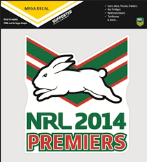 Save south sydney rabbitohs to get email alerts and updates on your ebay feed.+ new listingmen's rugby league south sydney rabbitohs 2009/2010 away shirt nrl rugby league south sydney rabbitohs 2014 grand final bulldogs shirt size 4xl. South Sydney Rabbitohs Nrl Premiers 2014 Mega Team Car Logo Sticker 9340579009037 Ebay