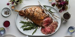 leg of lamb with garlic and rosemary