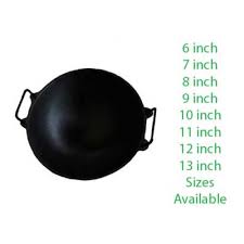 I love my cast iron pan: Buy Best Cast Iron Kadai Seasoned Super Smooth From Natureloc Com At Best Price In India