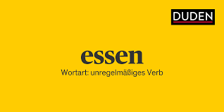 Задайте вопросы и ответьте на них. Duden Essen Rechtschreibung Bedeutung Definition Herkunft