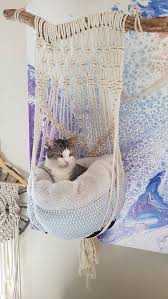 Macrame Cat Hammock Crafts To Sell Camas De Gatos De Croche Rede Faca Voce Mesmo Rede Para Gatos