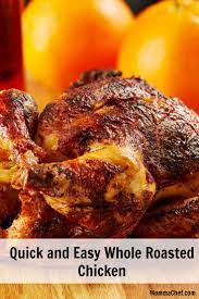 Simple Roasted Whole Chicken Recipe Cooking Recipes Recipes Diy Easy Recipes