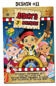 Jake And The Neverland Pirates Photo Birthday Invitations Printable Pirate Invitations Pirate Party Photo Birthday Invitations