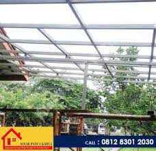 Kanopi baja ringan atap polycarbonate terdapat kanopi yang menggunakan polycarbonate (polikarbonat) yakni kanopi baja ringan atap polycarbonate yang terkenal nyaman. Kanopi Baja Ringan Tangerang Cv Sinar Panca Karya