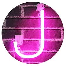 Light up letters for wall opinionpollclub. Light Up Letters Neon Signs Pink Marquee Letter Lights Wall Decor For Christmas Birthday Party Bar Valentine S Day Words Pink Letter J Pricepulse