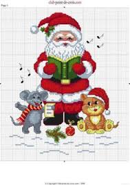 Punto En Cruz Navidad Papa Noel Santa Papa Noel Punto De Cruz Punto De Cruz Navideno Punto De Cruz Navidad