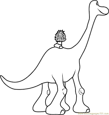 The theme is very suitable for kids because it can build their character later. The Good Dinosaur Coloring Page For Kids Free The Good Dinosaur Printable Coloring Pages Online For Kids Coloringpages101 Com Coloring Pages For Kids