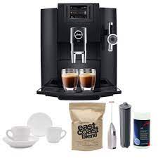Today we will review the best jura espresso machines for 2021. Amazon Com Jura 15109 Automatic Coffee Machine E8 With Handheld Milk Frother Smart Filter Cartridge Cleaning Tablets Capresso East Coast Blend Coffee Beans And Two Ceramic Tiara Espresso Cups And Saucers Kitchen
