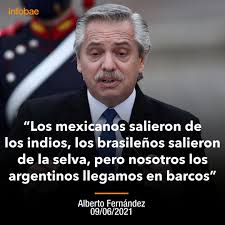 Sin embargo, sus palabras causaron polémica al ser tachadas de racistas y eurocentristas, además que no corresponden a alguna cita del mexicano octavio paz sino que hace referencia a una canción del artista litto nebbia titulada llegamos de los barcos, la cual dentro de sus estrofas contiene la siguiente frase: 67hdxktmaxr6cm