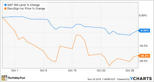 Why Docusign Inc Stock Lost 20 2 In October The Motley Fool