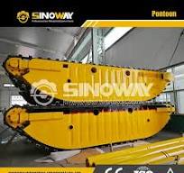 Modular Crawler Floating Pontoon Factory Price Swamp Buggy Pontoon  Undercarriage for Cat320 Amphibious Excavator on Sale