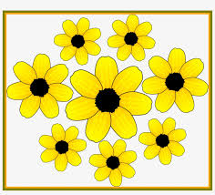 Benih cap bunga matahari, malang. Yellow Flower Clipart Bunga Matahari Small Flowers Clipart 1381x1189 Png Download Pngkit
