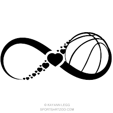 Basketball Love Infinity Sportsartzoo Basketball Design Basketball Tattoos Basketball Drawings