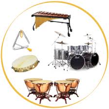 Percussion instruments are musical instruments that you hit , such as drums. The Percussion Family All Newton Music School