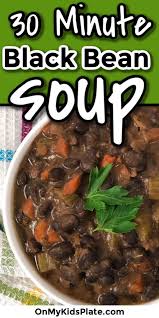 Black Beans Or Pinto Beans Taste Better Black Bean Soup Recipe Black Bean Soup Easy Black Bean Soup Beans